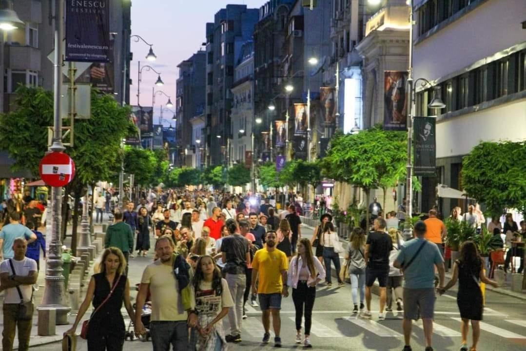 Ultracentral - Apartament Pe Calea Victoriei Bükreş Dış mekan fotoğraf